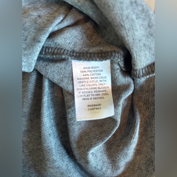 Treasure & Bond sleeveless ruched dress in dark grey size L - Picture 9 of 9